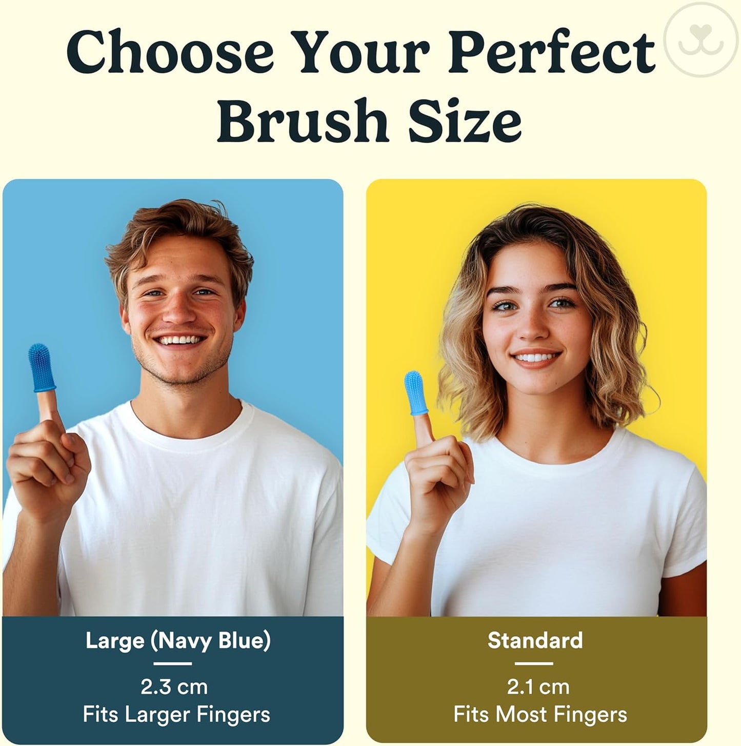 Jasper Dog Toothbrush, 360 Degree Pet Tooth Brushing Kit, Cat Toothbrush, Canine Dental Care & Teeth Cleaning Kit, Pet Finger Tooth Brush, Use with Dog Toothpaste, 4-Pack Neon