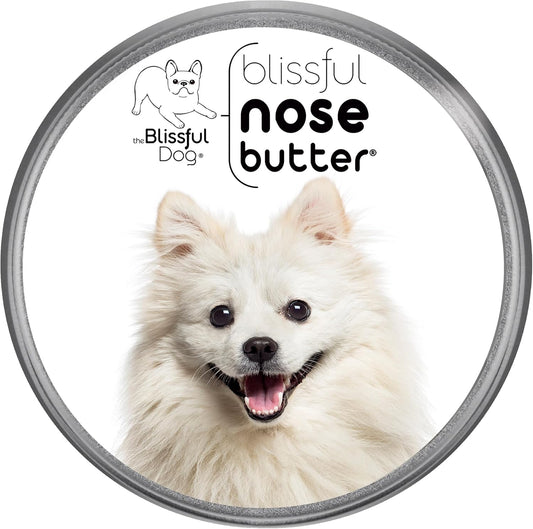 The Blissful Dog American Eskimo Nose Butter for Dry, Cracked Skin, Lick-Safe Dog Nose Balm with Moisturizing Shea Butter, Almond, Olive, and Essential Oils, Pet Supplies, Uncented, 4 oz.