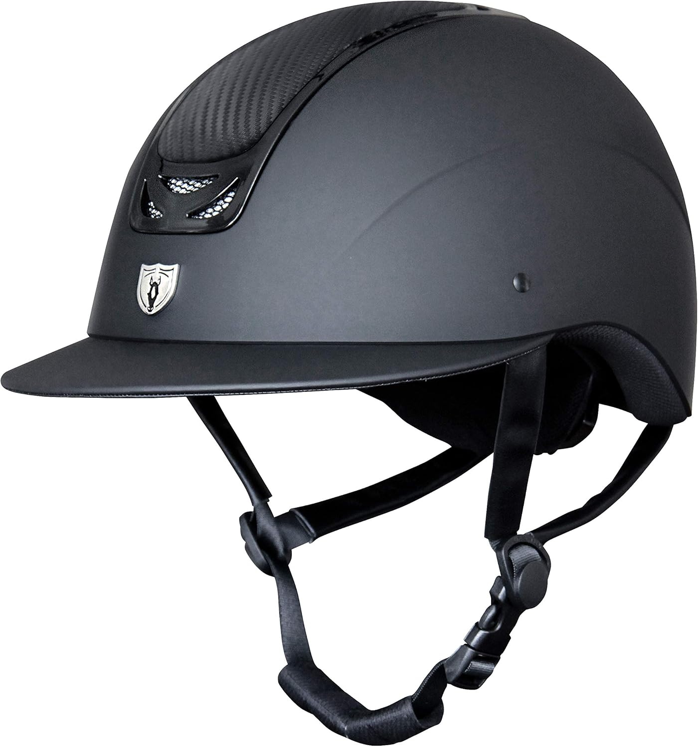 TIPPERARY EQUESTRIAN Horse Riding Helmet - Royal Wide Brim - English Style Protective Horseback Riding Apparel - Safety Helmet with Cooling Ventilation