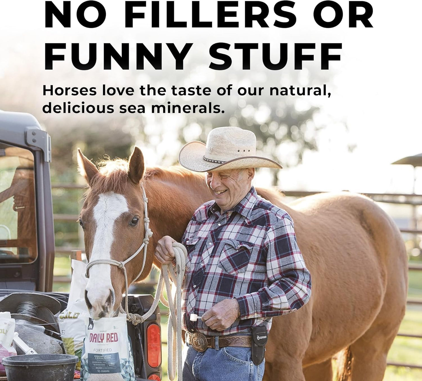 Daily Red Complete Wellness, Fortified Mineral Mix Supplement for Horses, 25lb Refill Bag