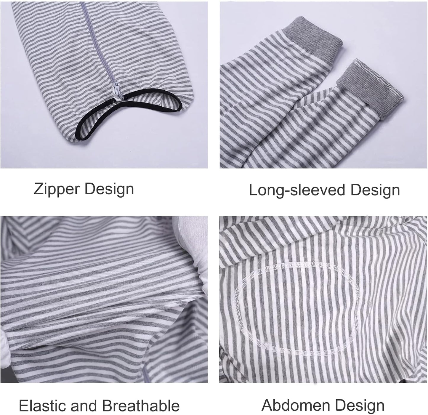 Yeapeeto Dog Onesie Surgery Recovery Suit for Large Medium Bodysuit Dogs Pajamas PJS Full Body for Shedding, Prevent Licking, Wound Protection, Cone Alternative (6X-Large (Pack of 1), Grey)