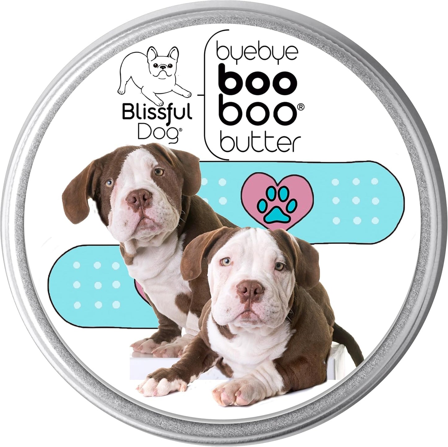 The Blissful Dog 8 oz TIN American Bulldog Booboo Butter