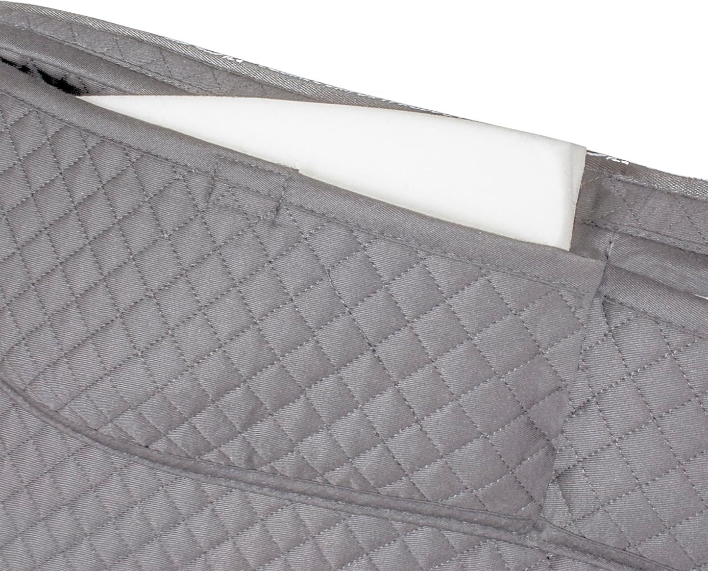 ECP Equine Comfort Products Thermoregulating Western Saddle Pad, Machine Washable Contoured Fit, Water Absorbing, Therapeutic, Shock Absorbing with Adjustable Memory Foam Shims