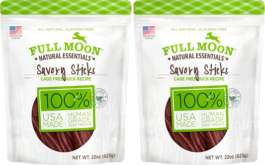 Full Moon Essential Duck Savory Sticks 22.0 oz (Pack of 2)