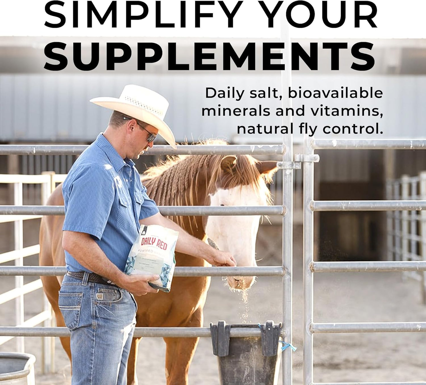 Daily Red Fortified w/Garlic - Horse Vitamin & Mineral Supplement 5 lb Pouch