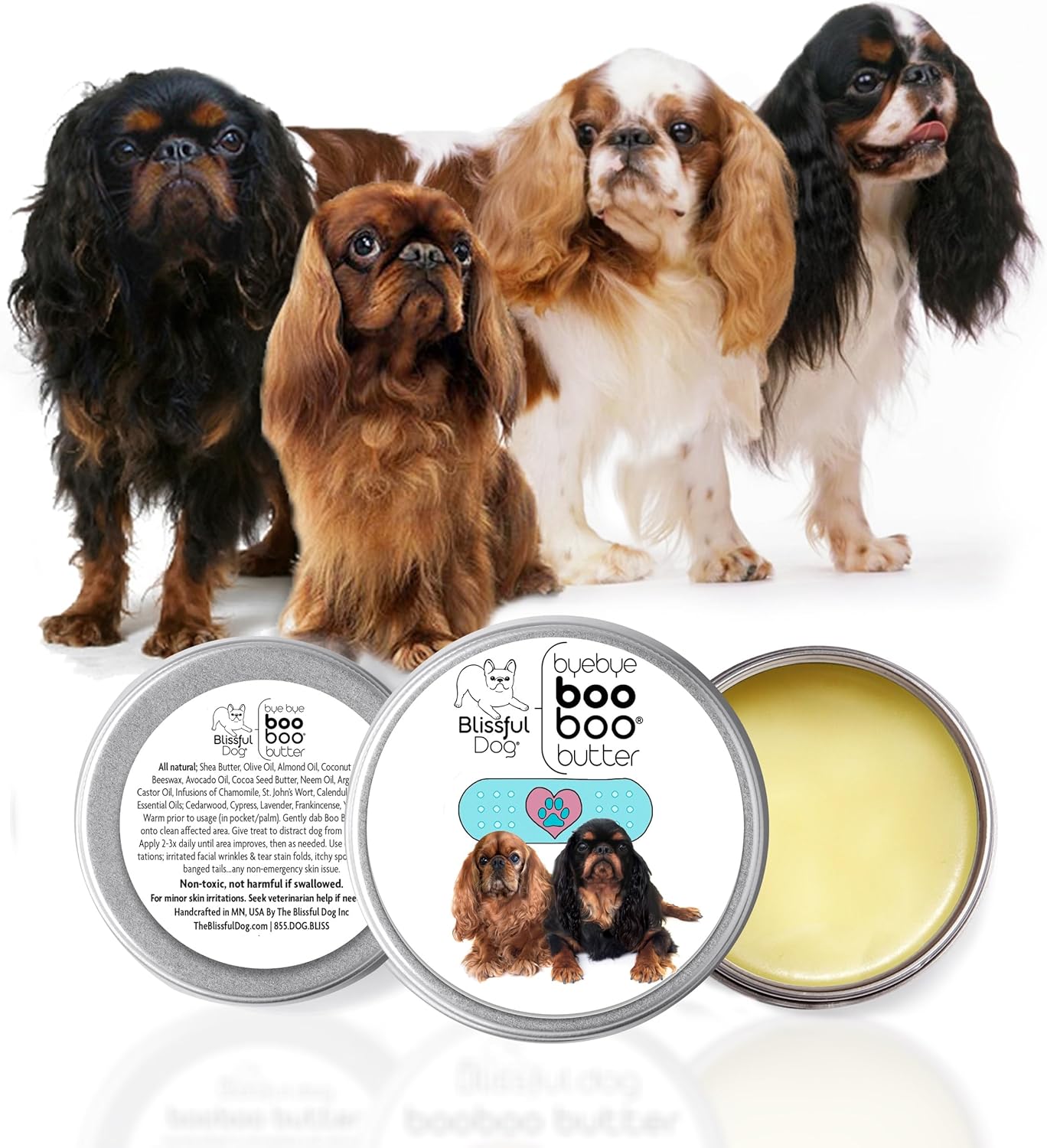 English Toy Spaniel Boo Boo Butter, 4-Ounce