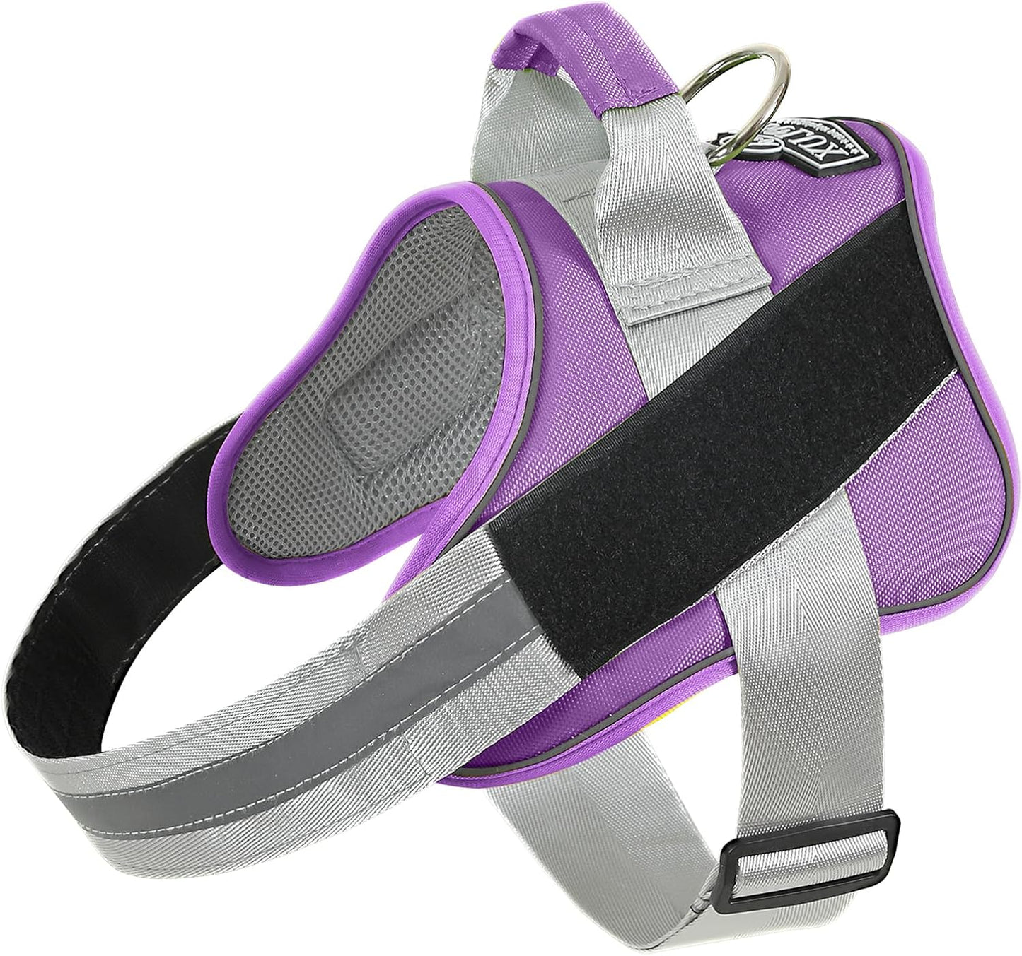 Bolux Dog Harness, No-Pull Reflective Dog Vest, Breathable Adjustable Pet Harness with Handle for Outdoor Walking - No More Pulling, Tugging or Choking (Lavender, Medium (Pack of 1))
