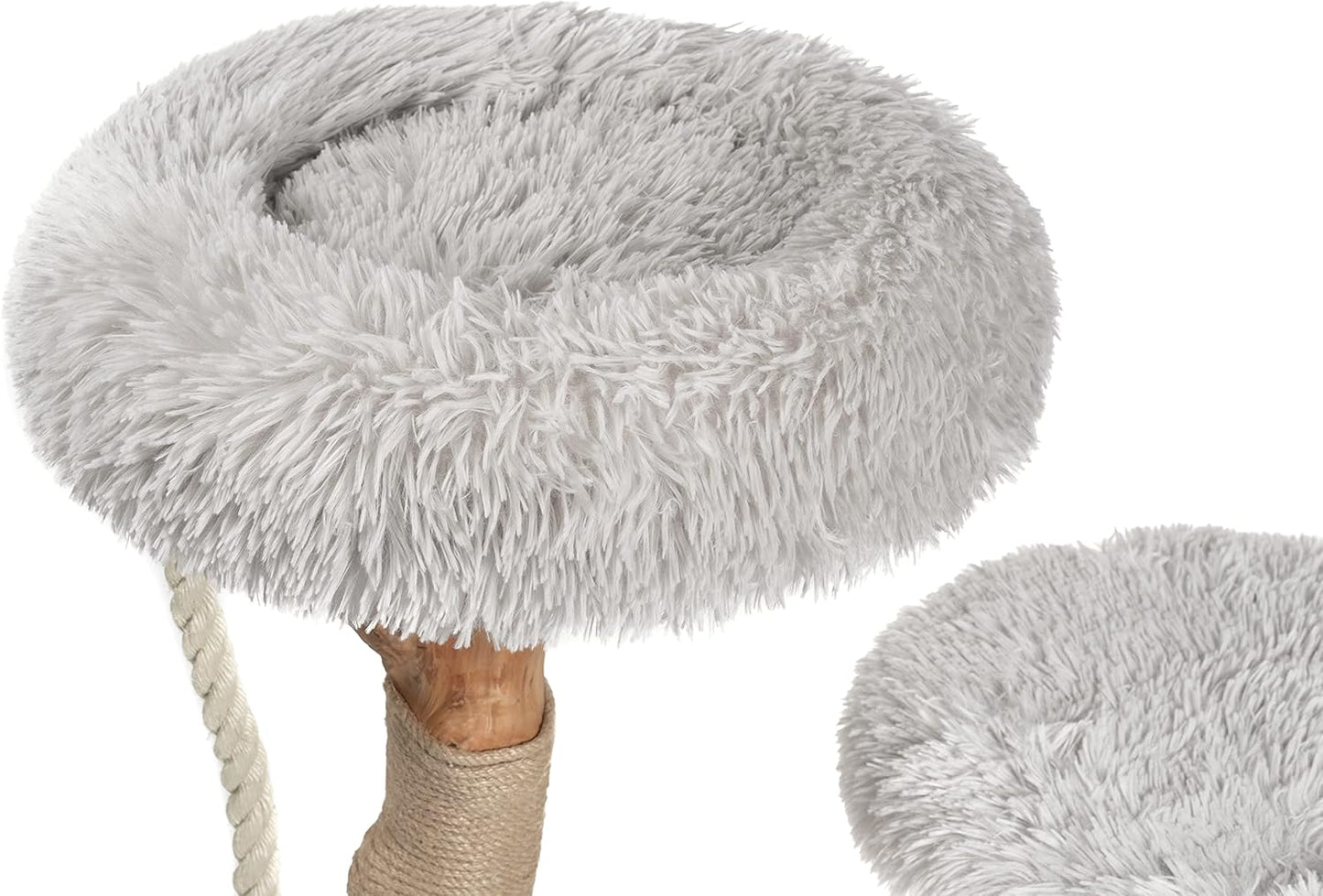 MAU Modern Cat Tower - Wooden Cat Scratching Tree & Condo - Luxury Collection - Cat Lovers Gift