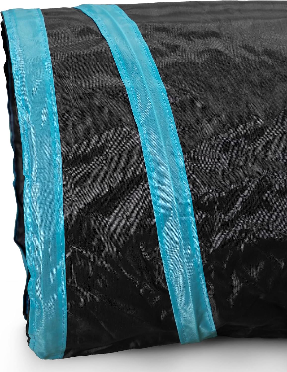 Cat Tunnel, 3 Way Cat Tunnels for Indoor Cats, Foldable Cat Tubes and Tunnels for Cats Kittens, Kitty Bored Peek Hole Toy Ball Cat, Puppy, Kitty, Kitten, Rabbit, Guinea Pigs (Blue & Black)