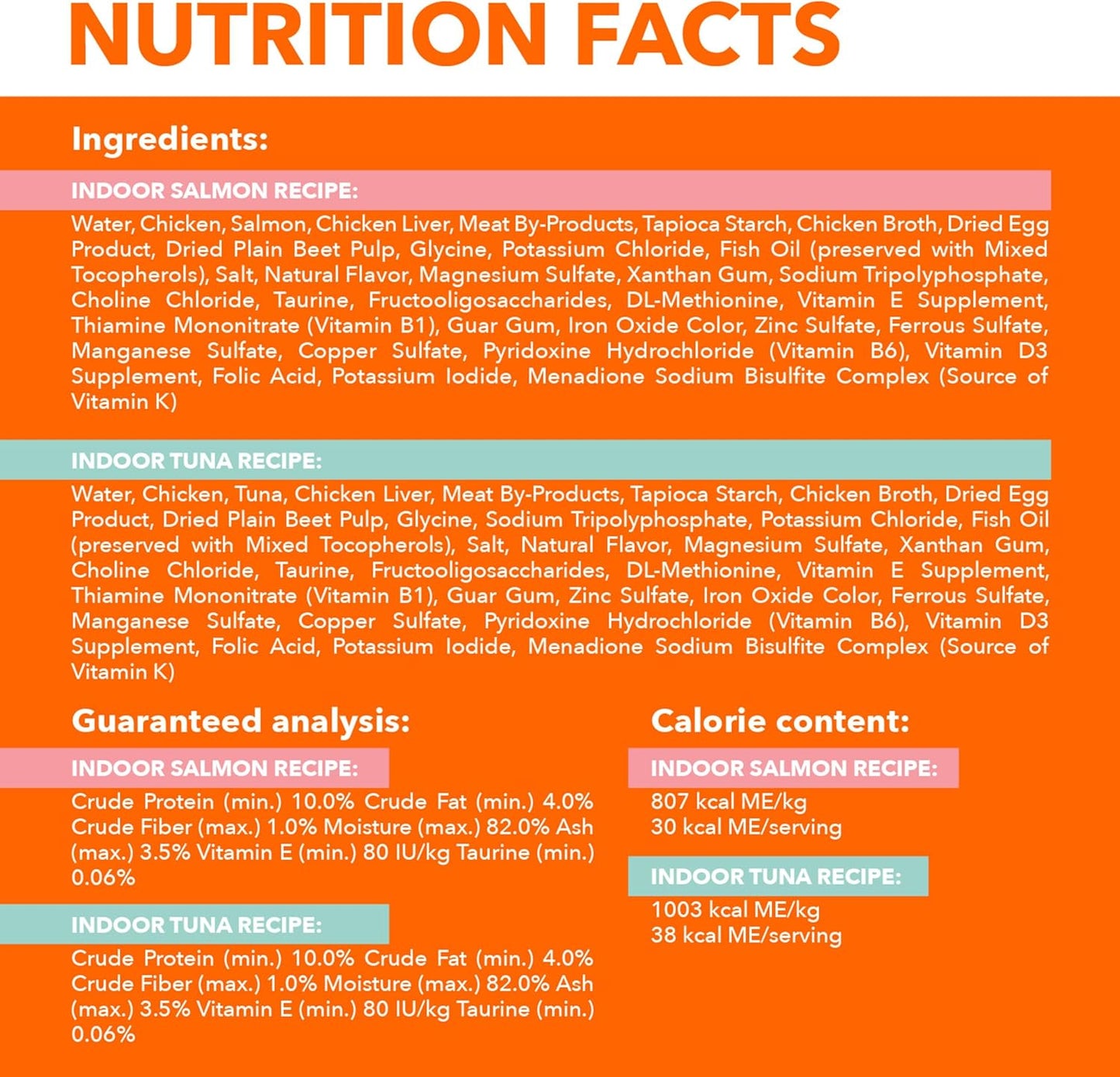 IAMS Perfect Portions Indoor Adult Wet Cat Food Cuts in Gravy Variety Pack, Salmon and Tuna Recipes, 2.6 oz. Easy Peel Twin-Pack Trays (12 Count, 24 Servings)