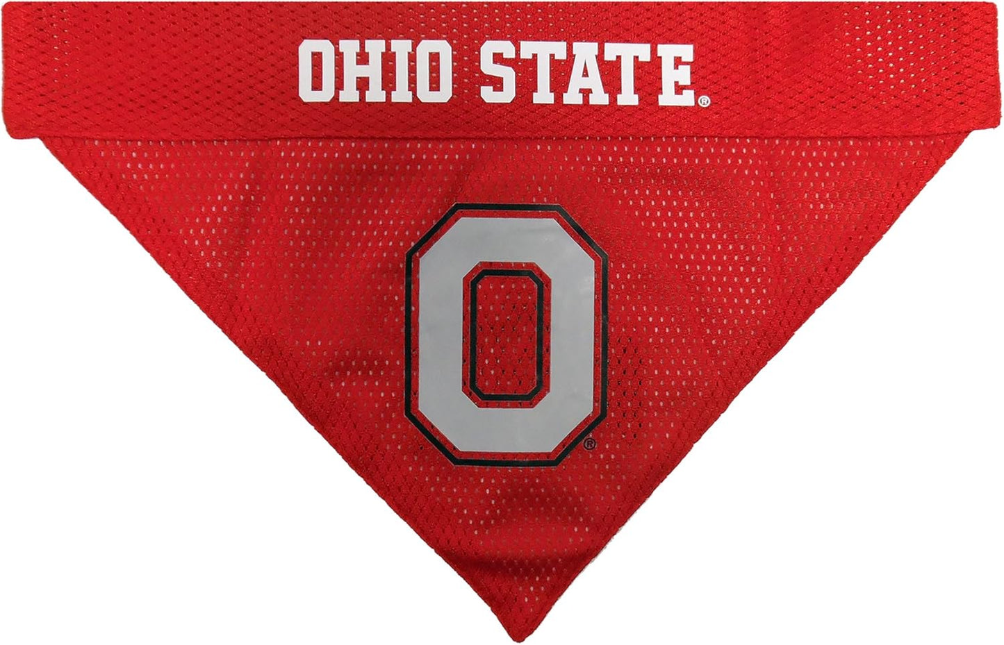 Pets First Collegiate Pet Accessories, Reversible Bandana, Ohio State Buckeyes Size XX-Large