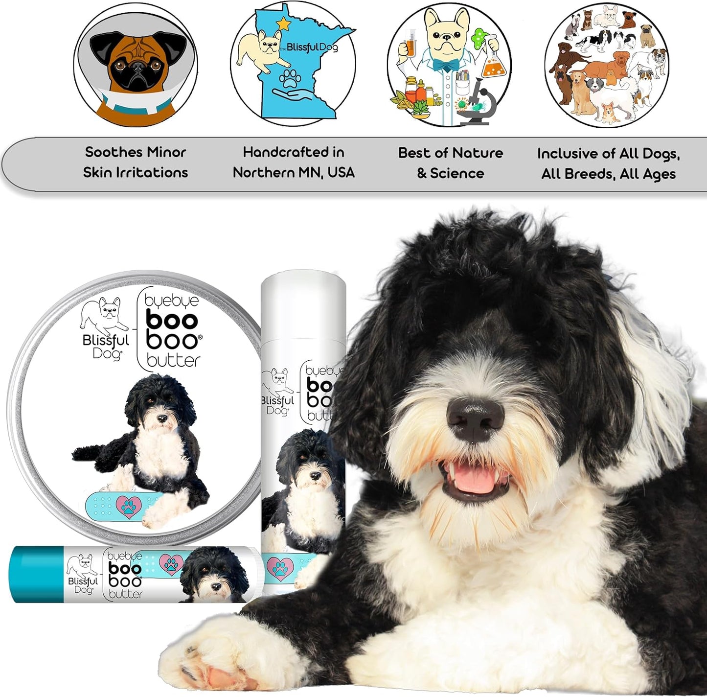 Portuguese Water Dog Boo Boo Butter, 1-Ounce