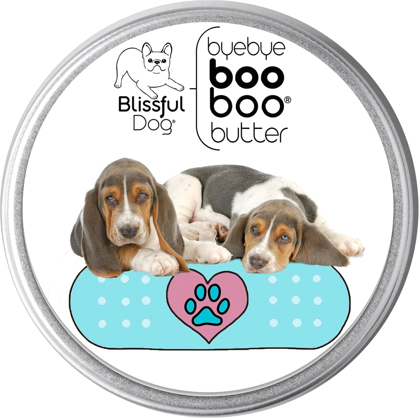 The Blissful Dog 1 oz TIN Basset Hound Booboo Butter