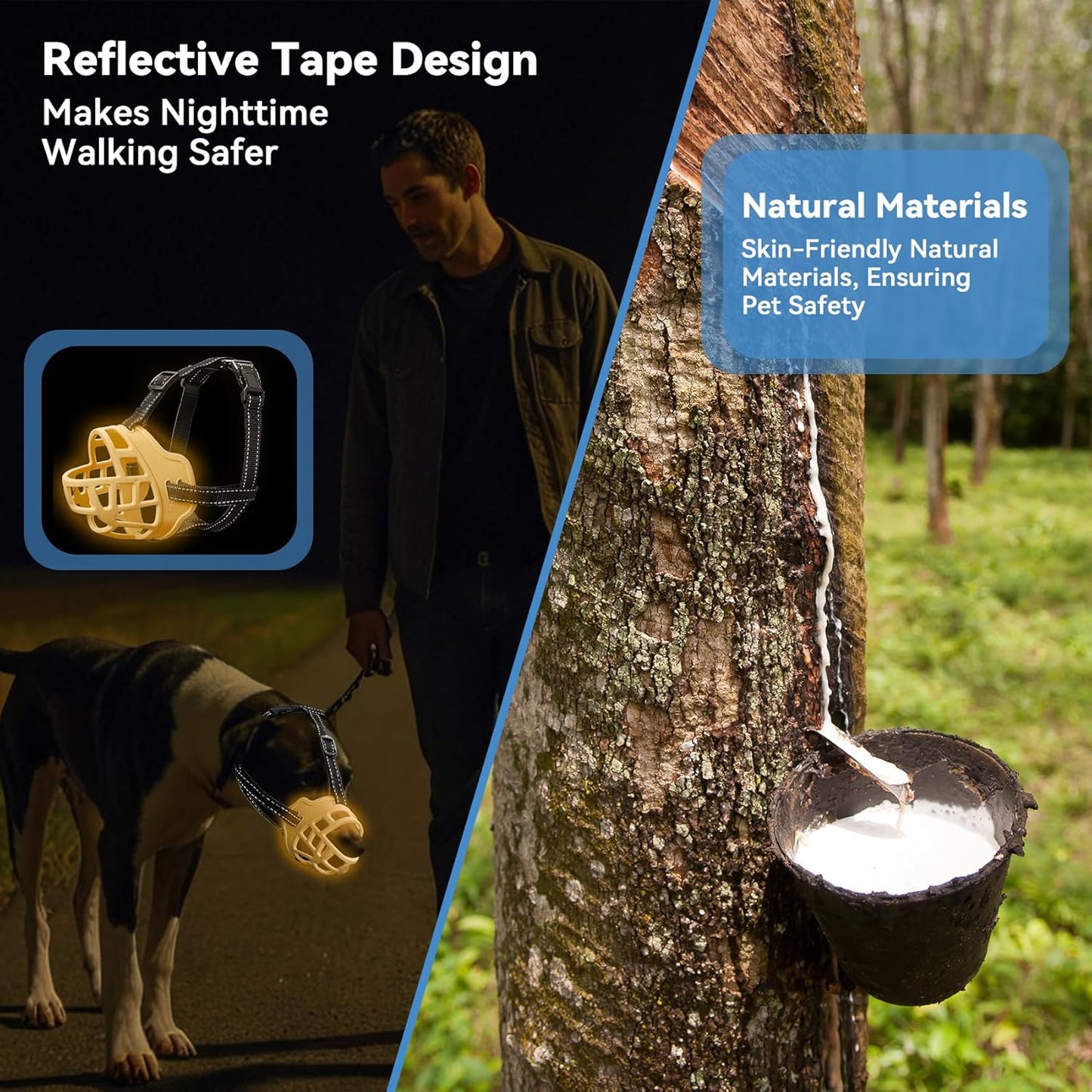 Dog Muzzle for Large Dogs, Breathable Basket Muzzles for Small, Medium and X-Large Aggressive Dog, Allows Panting Drinking, Suitable for Grooming Trimming Training (4, Luminous Orange)