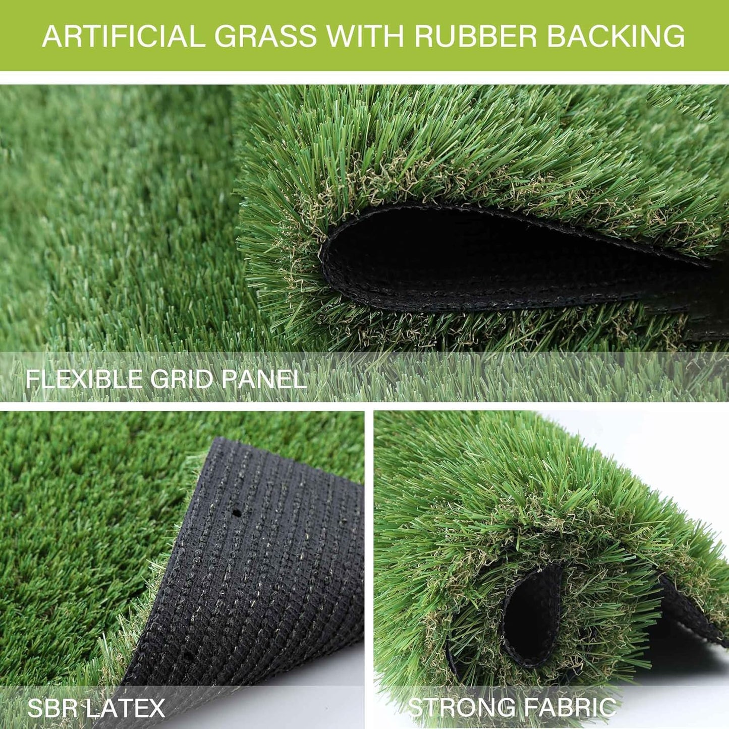 Fake Grass for Dogs to Pee On, Artificial Turf for Dogs, Grass Pee Pad for Dogs Potty Training, Premium 6x8FT Extra Large, Indoor Outdoor Turf Grass Pad for Dogs