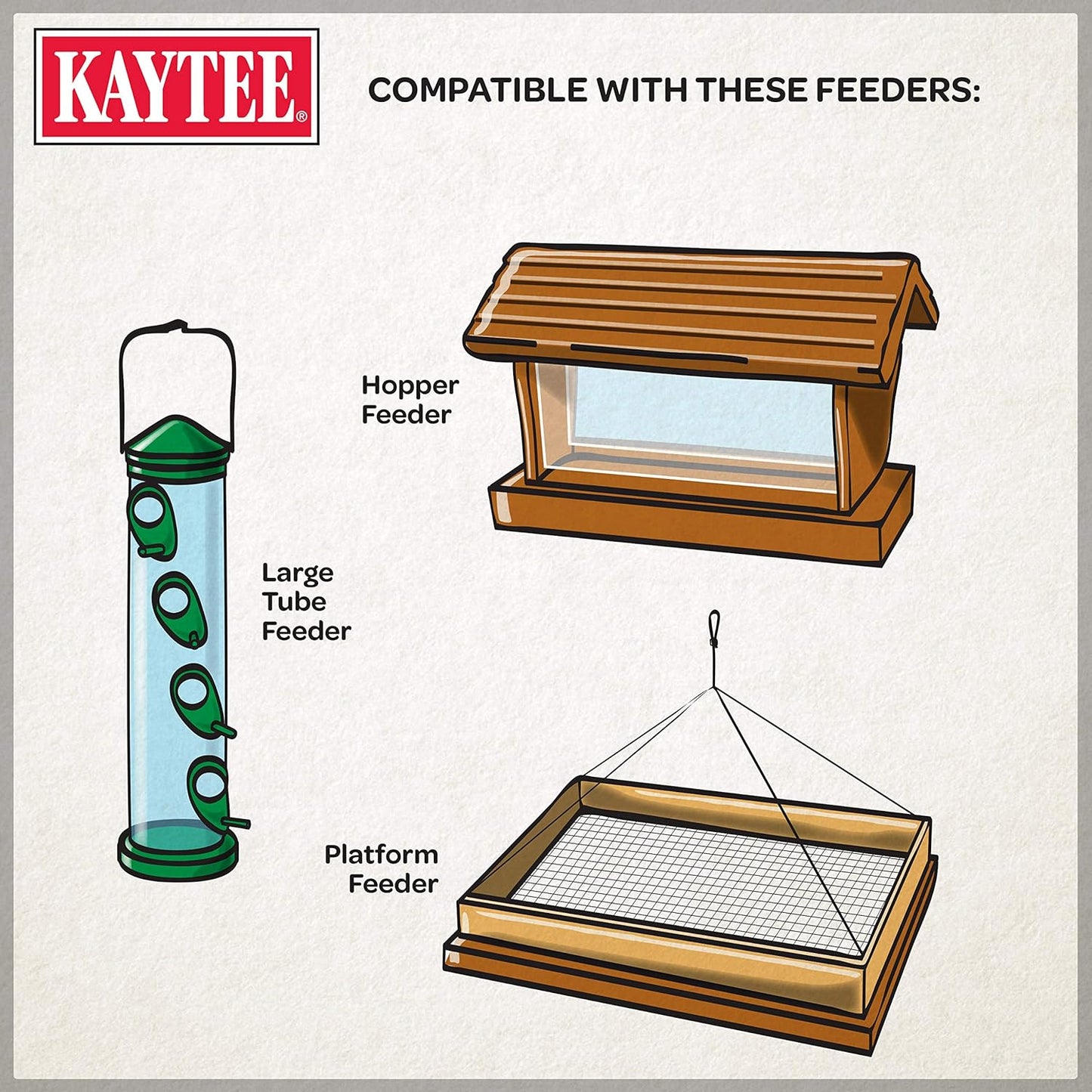 Kaytee Wild Bird Ultimate Birder's Blend Food Seed For Grosbeaks, Cardinals, Nuthatches, Woodpeckers & Other Wild Birds, 10 Pound