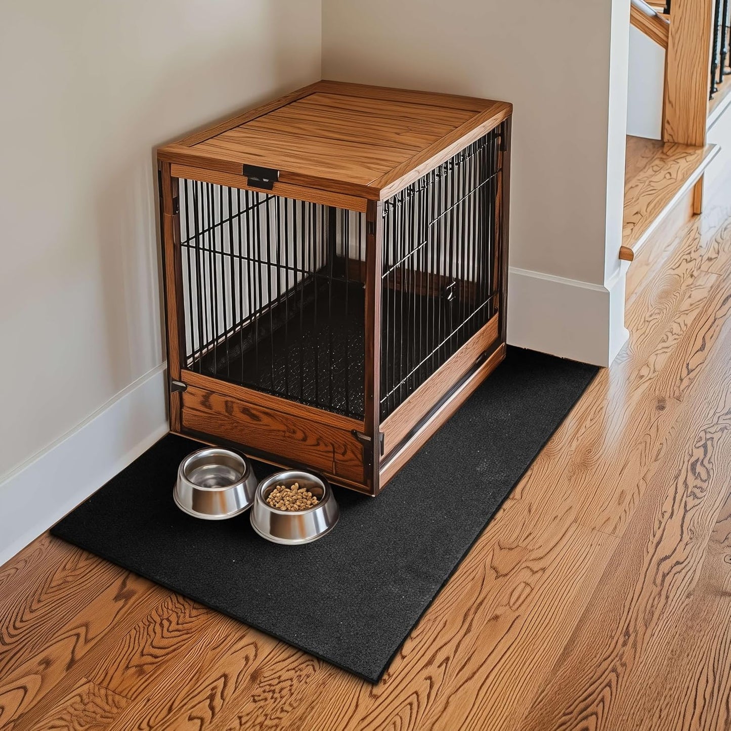 Mohawk Home Heavy Duty Rubber Stall Mat - Gym Floor- Under Dog Crate - All Purpose Utility 3' x 4' - 1/2" Thick (Pack of 10)