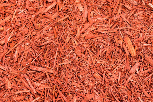 Premium Red Wood Mulch for Indoor, Patio, Potting Media, Gardens, Lawns, and Landscaping (2 CF - 56 L - 59 QTS)