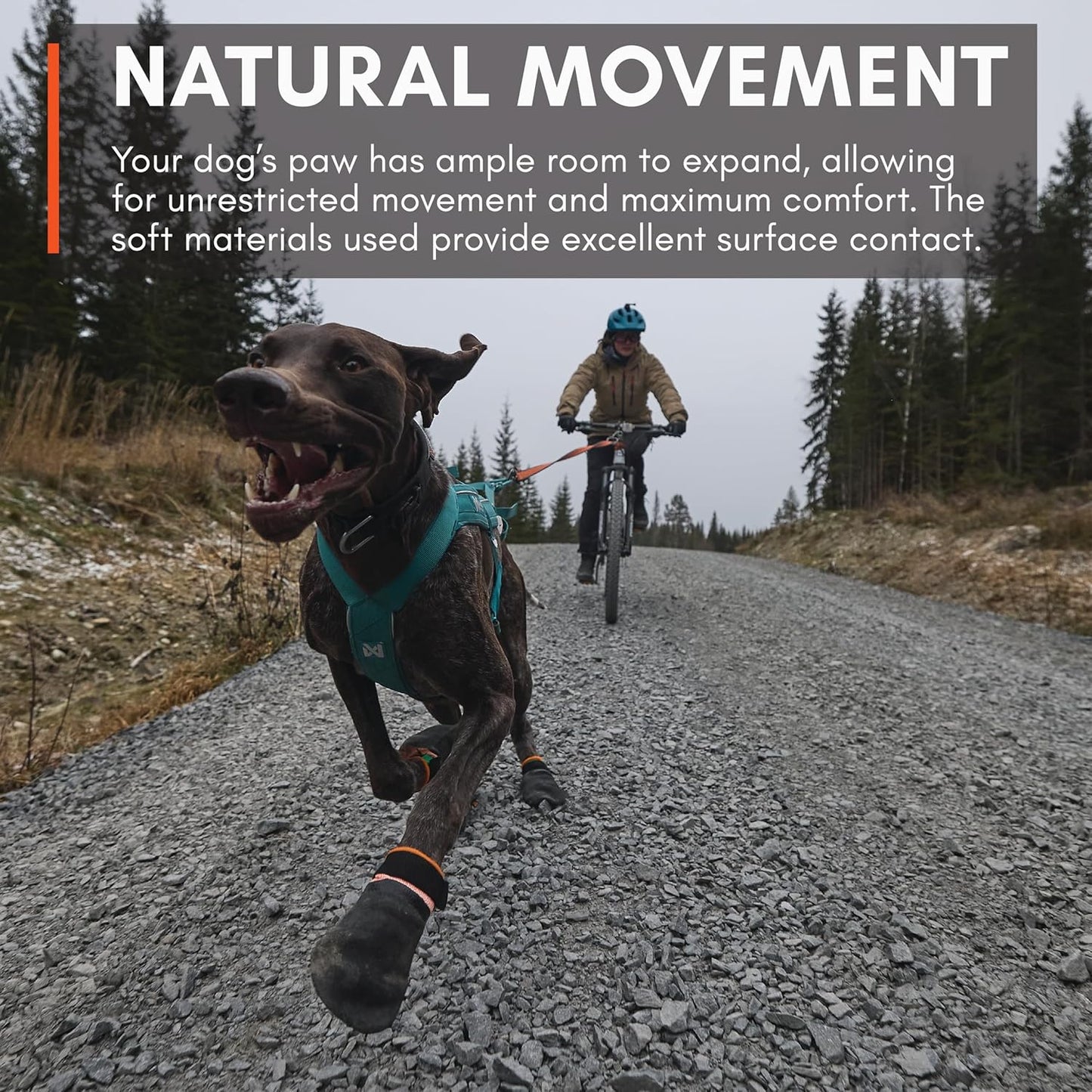 Non-stop dogwear Protector Booties, 4-Pack of Dog Booties for Hot Pavement and Rough Surfaces with Anti-Slip, Waterproof and Comfortable for Small Dogs