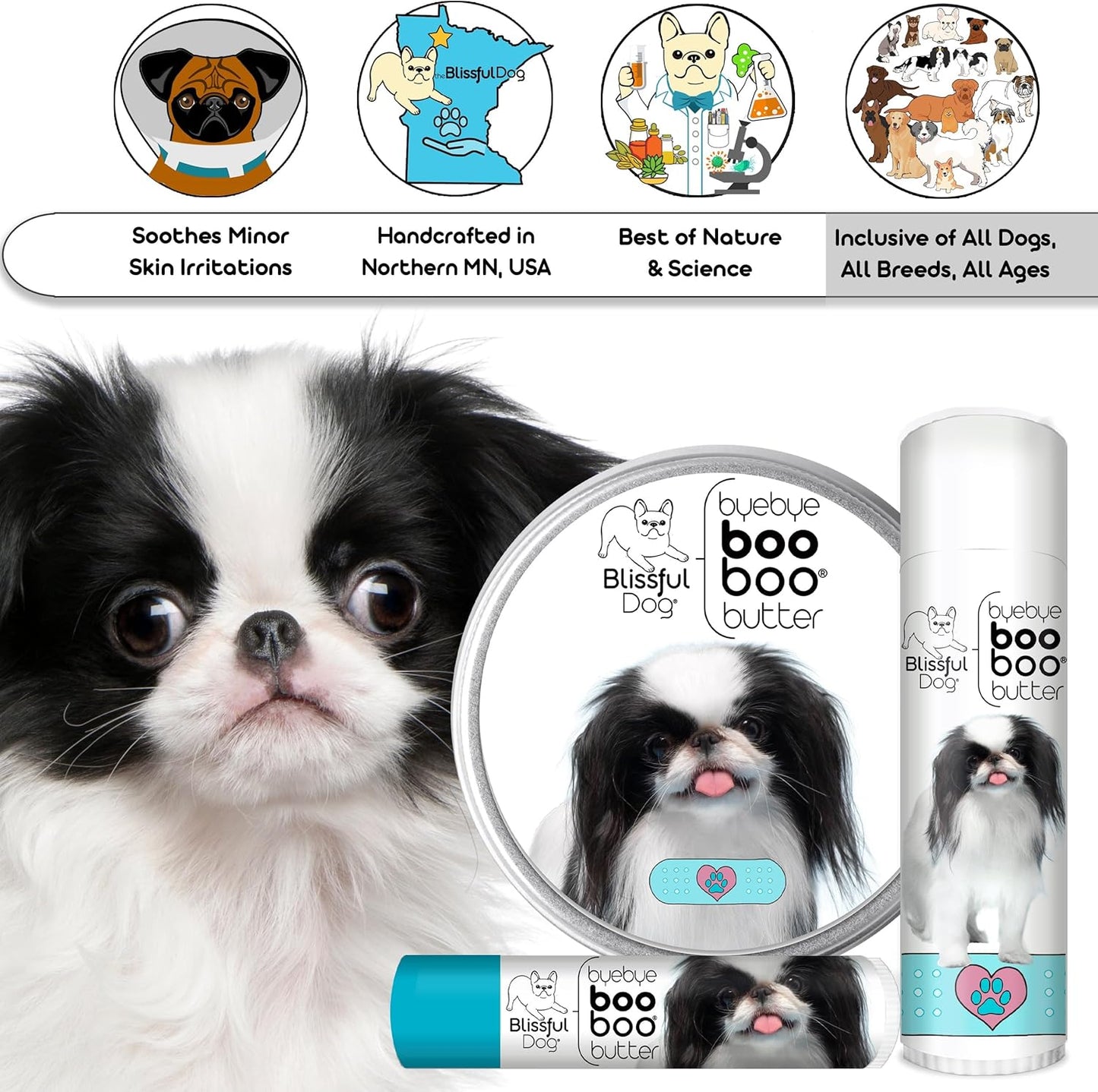 The Blissful Dog .15 oz Tube Japanese Chin Booboo Butter
