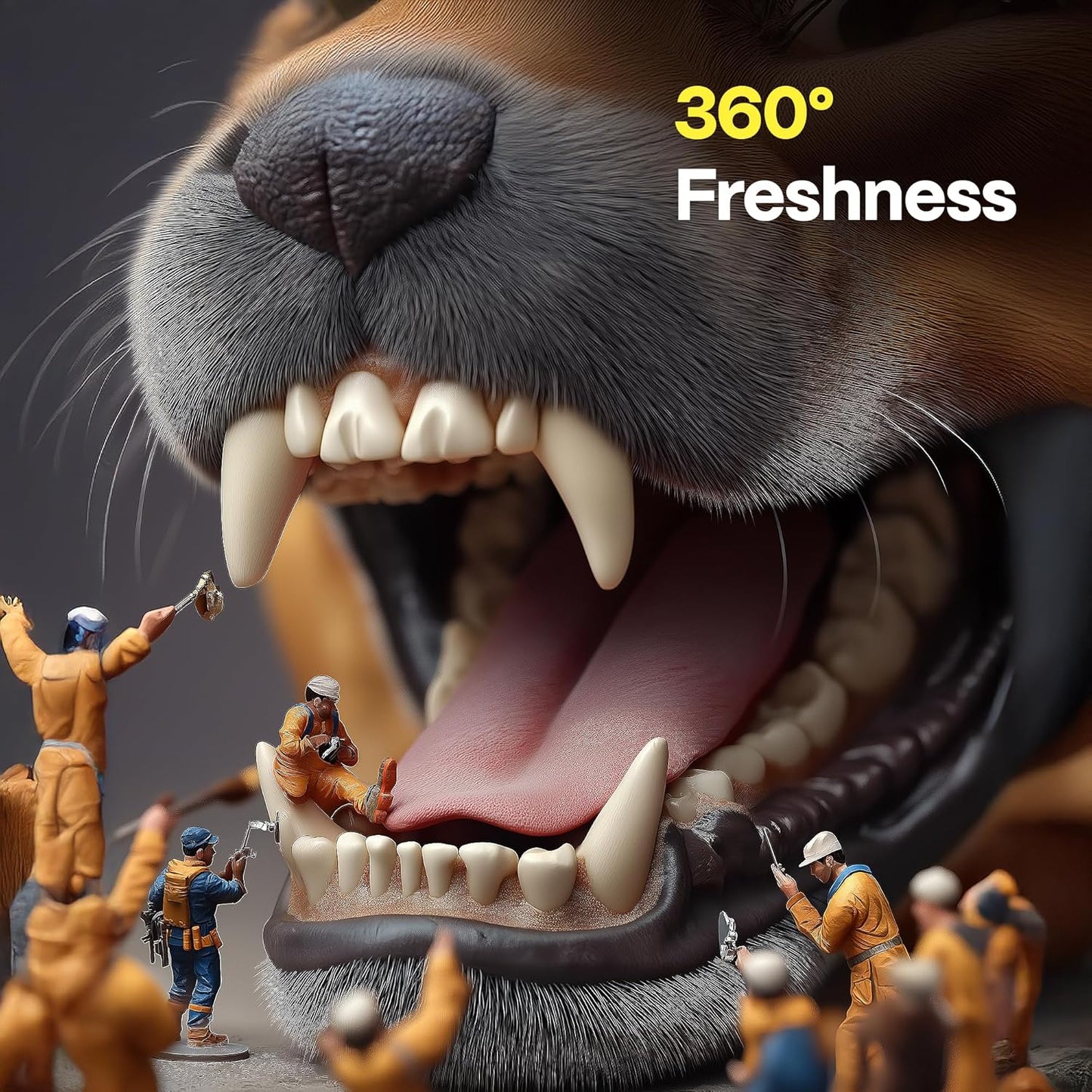 DOCO Dog Teeth Cleaning Wipes Dental Finger Wipes for Cats & Dogs Remove Plaque & Tartar, Freshen Breath, No Rinse, Easy & Effective Pet Tooth Cleaning Kit for Oral Care, Chicken Flavor, 100 Count