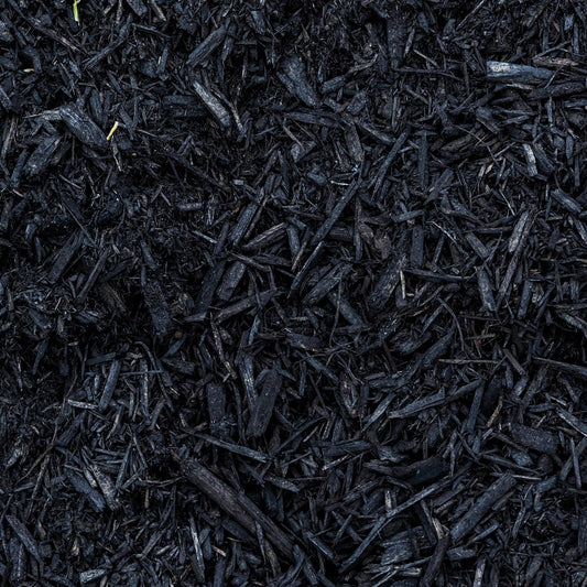 Premium Black Wood Mulch for Landscaping, Gardens, Lawns, Potting Media, and Potted Plants (1 CF - 28 L - 30 QTS)