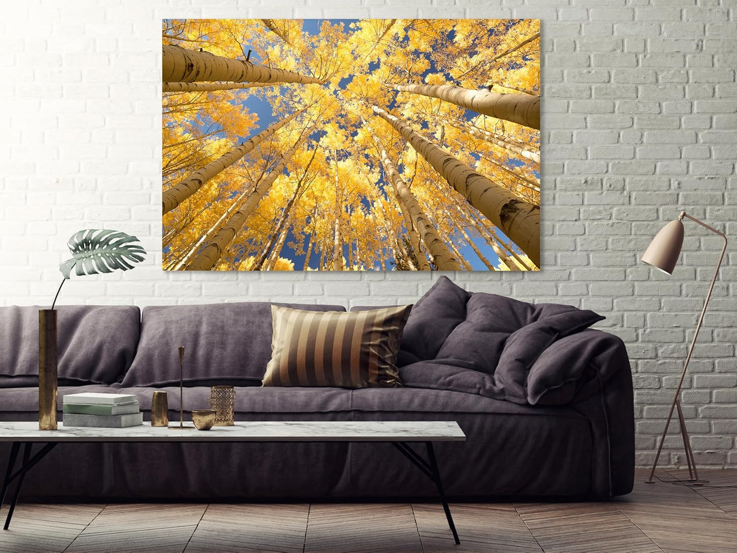 Nature Wall Art Prints - Ocean Forest Mountain Lake Canvas Landscapes - Small to Extra Large Living Room Bedroom Kitchen Bathroom Décor (Reaching for the Sky, 24L" x 36W")