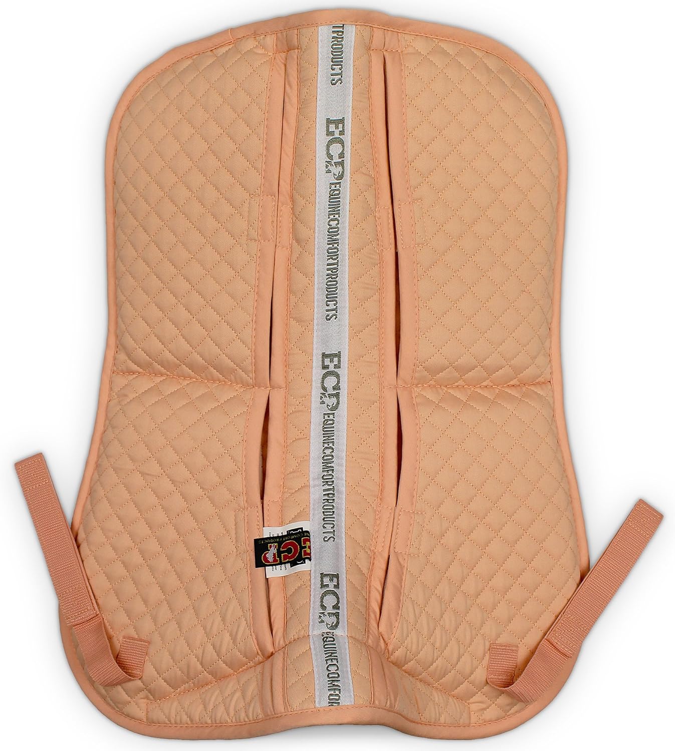 ECP Equine Comfort Products Adjustable Shock Absorbing Memory Foam Half Saddle Pad, Injury Prevention & Pressure Relief, Customizable Fit, Breathable for All Riding Styles