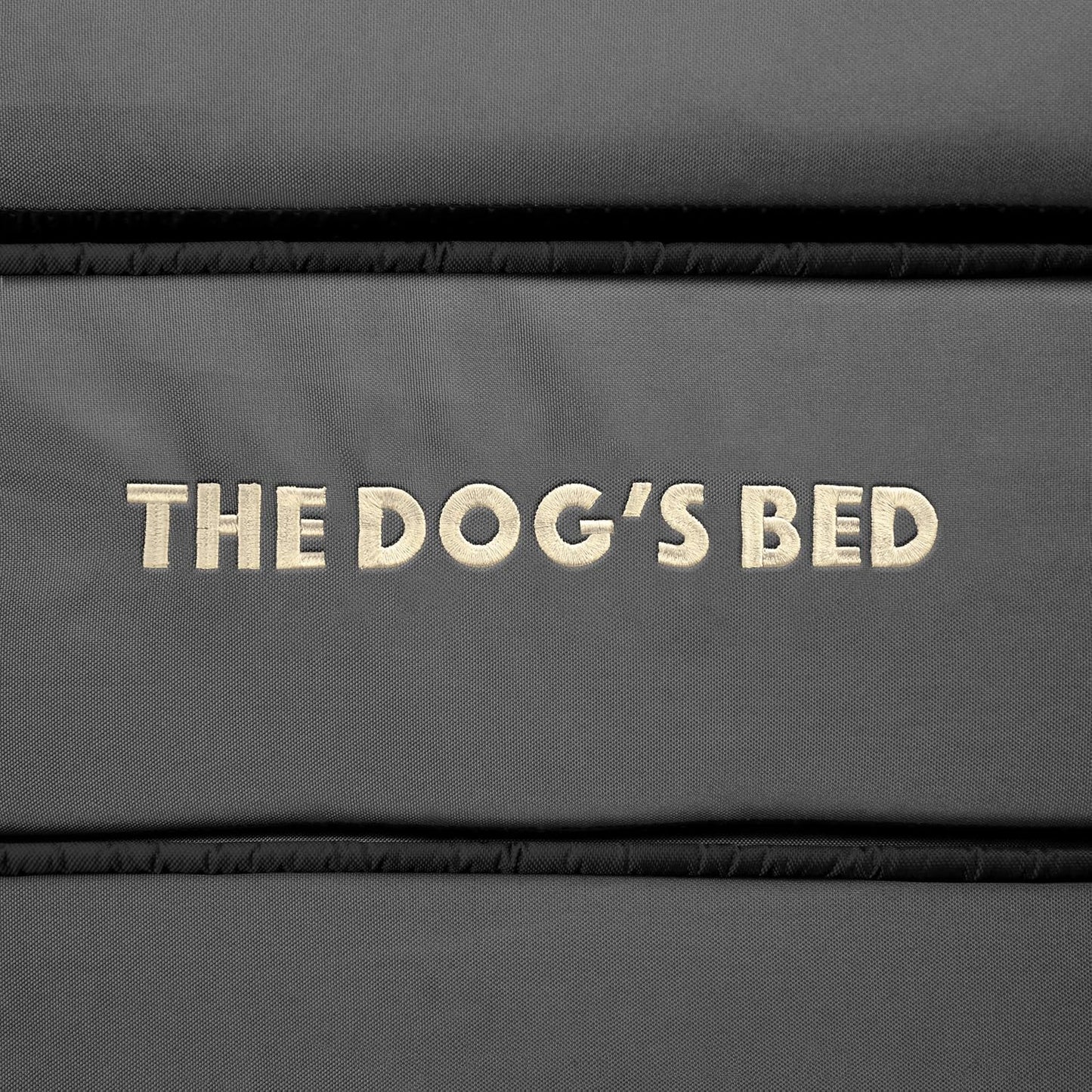 The Dog’s Bed Orthopedic Headrest Dog Bed XL Grey/Black 46x28, Memory Foam, Pain Relief for Arthritis, Hip & Elbow Dysplasia, Post Surgery, Lameness, Veterinary Approved, Waterproof Washable Cover